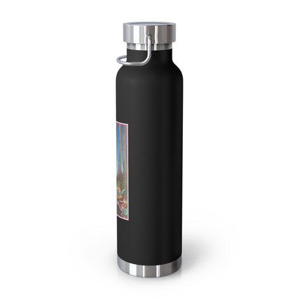 Periwinkle Painting the Petals by Ida Outhwaite Copper Vacuum Insulated Bottle, 22oz