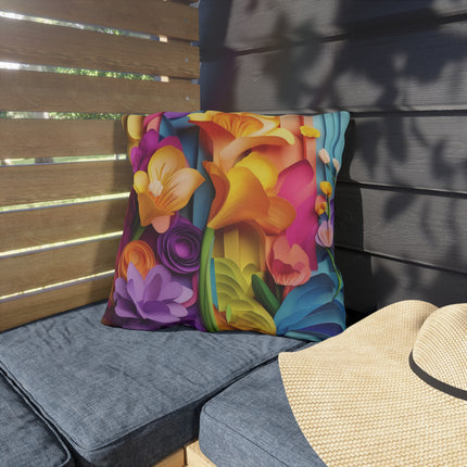 The Graceful Freesia Outdoor Pillows