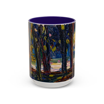 In the Park of St. Cloud by Wassily Kandinsky Colorful Mugs (11oz, 15oz)