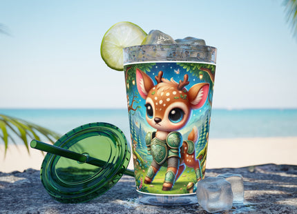 Fawn Defender Sunsplash Tumbler with Straw, 16oz