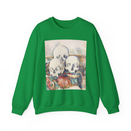 The Three Skulls by Paul Cézanne Unisex Heavy Blend™ Crewneck Sweatshirt