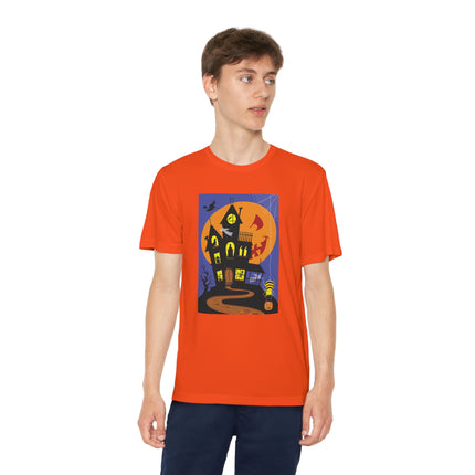 Halloween Night at the Haunted House Youth Competitor Tee