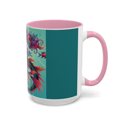 Mermaid & Sea Dragon Mug – Ocean Guardian & Mythic Beauty