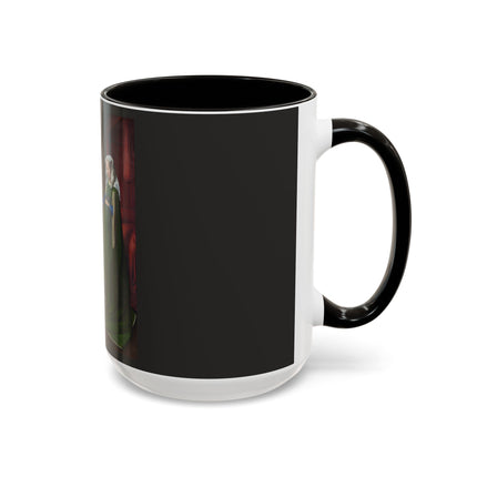Arnolfini Portrait by Jan Van Eyck Colorful Mugs (11oz, 15oz)
