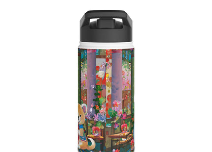 Melodies of the Snow Lion Cub Stainless Steel Water Bottle