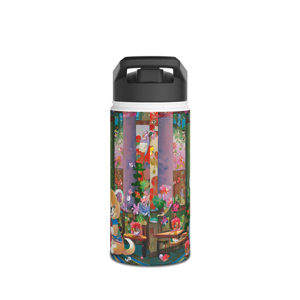 Melodies of the Snow Lion Cub Stainless Steel Water Bottle