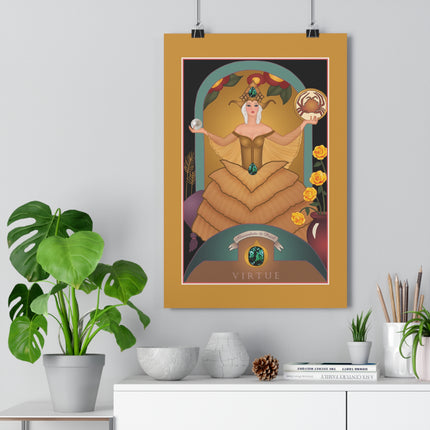June & Pearl, Alexandrite (from the Gem Series) by Sofia Chiostri Giclée Art Print