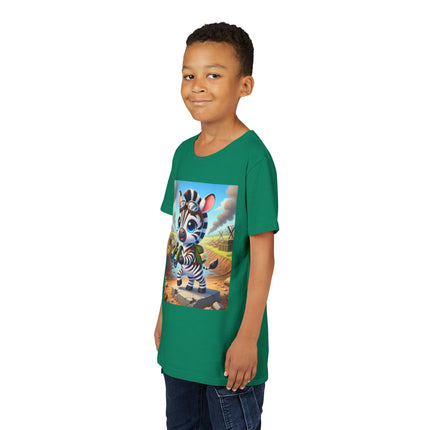 Zebra Lookout Youth Short Sleeve Tee