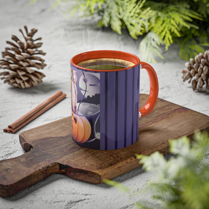 The Startled Pumpkin Colorful Mugs, 11oz