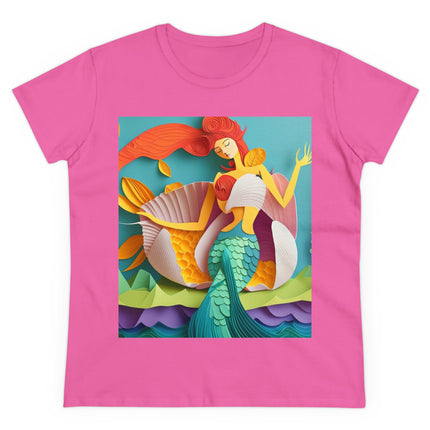 Charming Mermaid Women's Midweight Cotton Tee