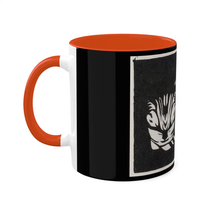 December (Cat Lying) by Anna Julia de Graag Colorful Mugs, 11oz