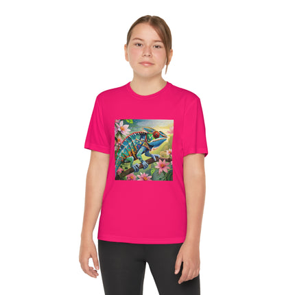 Camouflage Chameleon Youth Competitor Tee
