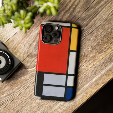 Composition with Red, Yellow, Blue, and Black by Piet Mondrian Phone Cases