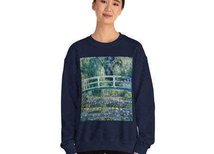 Water Lilies and Japanese Bridge by Claude Monet Heavy Blend™ Crewneck Sweatshirt