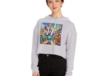Monster Parade Madness Women’s Cropped Hooded Sweatshirt