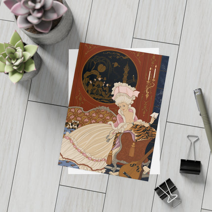 💌🌸 Lettre Postcards With Envelopes – George Barbier Art Deco Romantic Elegance