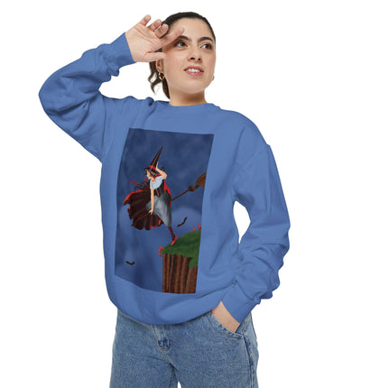 The Enchanted Witch Unisex Garment-Dyed Sweatshirt