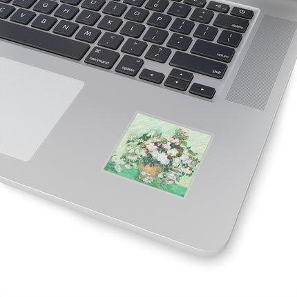 Roses by Vincent Van Gogh Kiss-Cut Stickers (4 Sizes)