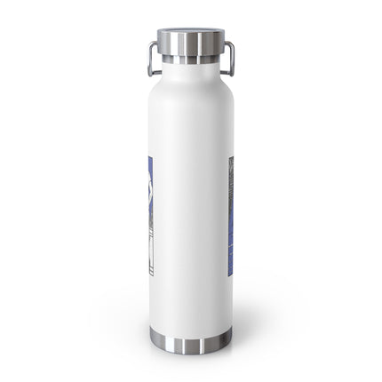 Coastal Elegance Copper Vacuum Insulated Bottle, 22oz