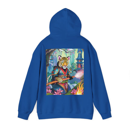 Cyberpunk Leopard – Heavy Blend™ Hooded Sweatshirt