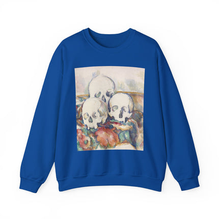 The Three Skulls by Paul Cézanne Unisex Heavy Blend™ Crewneck Sweatshirt