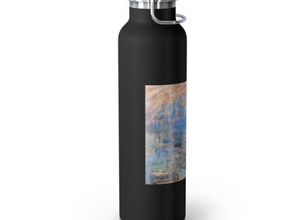 Sunrise by Claude Monet Copper Vacuum Insulated Bottle, 22oz