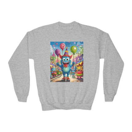 Monster Parade Madness Youth Crewneck Sweatshirt