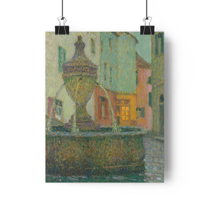 La Fontaine, Saint-Paul De Vence by Henri Le Sidaner Giclée Art Print