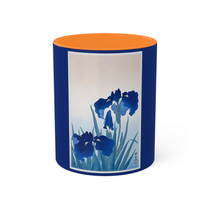 Irises by Ohara Koson Colorful Mugs, 11oz