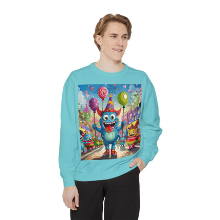 Monster Parade Madness Unisex Garment-Dyed Sweatshirt