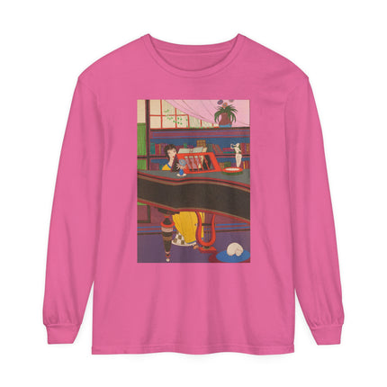 La Musique by Charles Martin Garment-dyed Long Sleeve T-Shirt