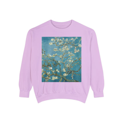 Almond Blossom by Vincent van Gogh Unisex Garment-Dyed Sweatshirt