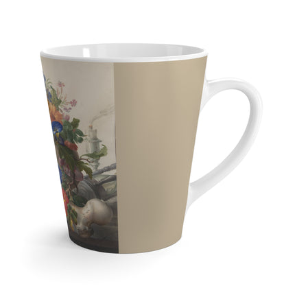 Vanitas Still Life by Herman Henstenburgh Latte Mug