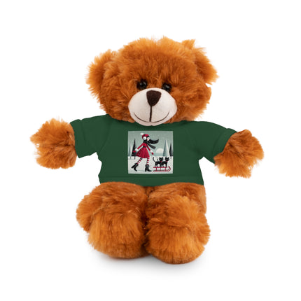 Red Sled & Curious Cats Stuffed Animals with Tee