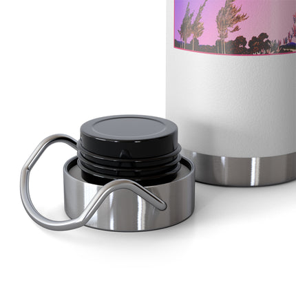 Fairies, Pixies, and Petals in Twilight's Embrace Copper Vacuum Insulated Bottle, 22 oz