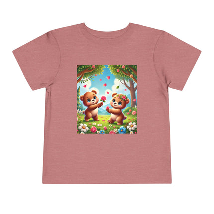 Teddy Bear Friendship Toddler Short Sleeve Tee