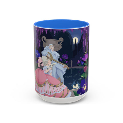 The Moonlit Garden Serenade Colorful Mugs – Art Deco Musical Elegance