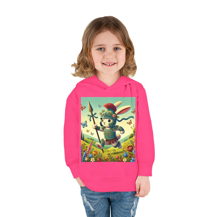 Rabbit Gladiator Toddler Pullover Fleece Hoodie