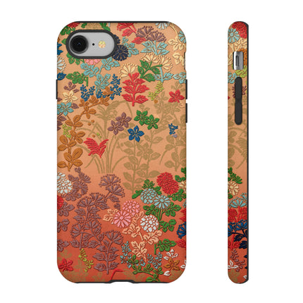 Ornamental Japanese Flower Pattern Phone Cases