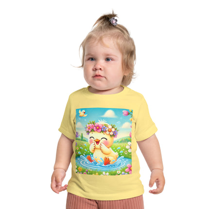 Springtime Splash Duckling Baby T-Shirt – Joyful Moments & Sunny Spring Days