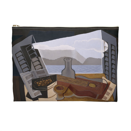 Open Window Accessory Pouch – Juan Gris Cubist Still Life Art Design