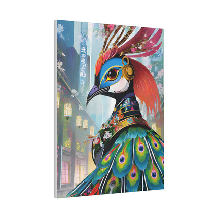Techno Plumes Matte Canvas, Stretched, 0.75"