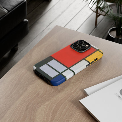 Composition with Red, Yellow, Blue, and Black by Piet Mondrian Phone Cases