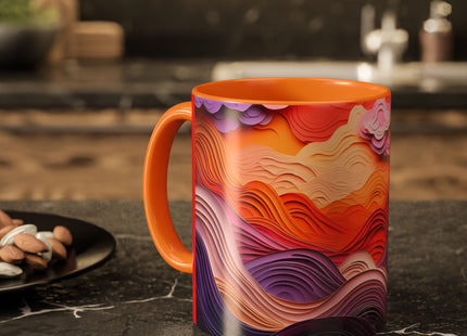 Dramatic Sunset Sky Colorful Mugs (11oz, 15oz)