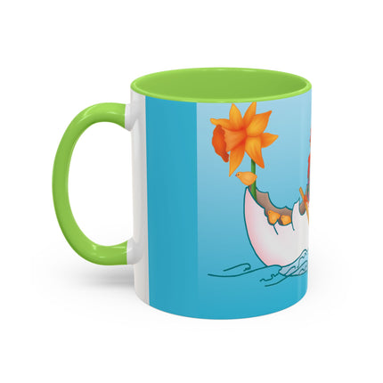 A Rooster's Seafaring Adventure Colorful Mugs, 11oz