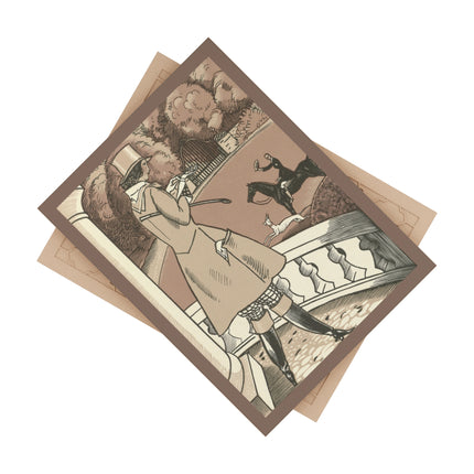 Equestrian Elegance by Fernand Siméon Ceramic Tile
