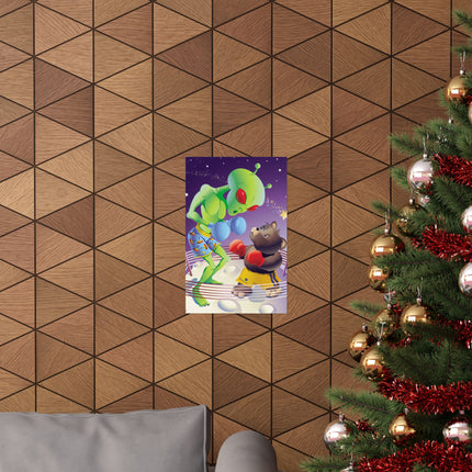 Cosmic Clash Premium Matte Vertical Posters
