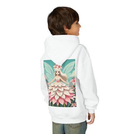 Lily Fairy in Bloom Youth Hooded Sweatshirt – Grace, Beauty & Gentle Magic