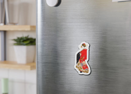 Japanese Woman by Hosoda Eishi Die-Cut Magnets (5 Sizes)