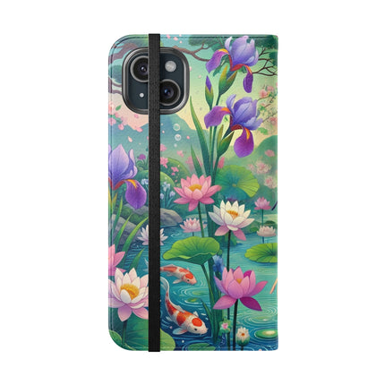 Fairy of the Koi Pond Flip Case – Mystical Harmony & Pond Enchantment